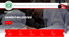 Desktop Screenshot of demirci-bld.gov.tr