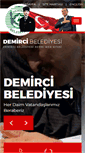 Mobile Screenshot of demirci-bld.gov.tr